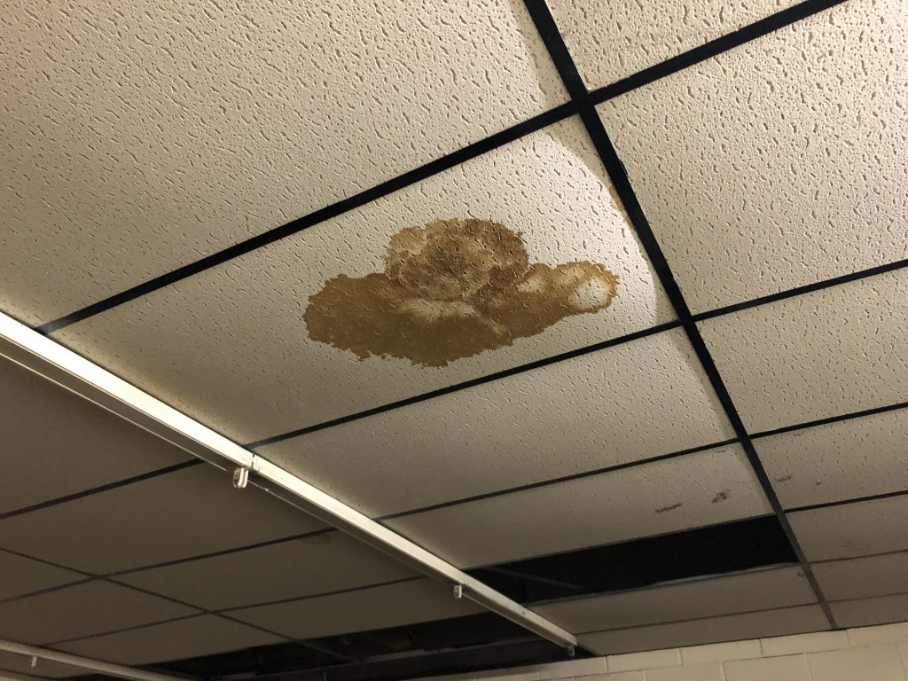 Signs of a roof leak