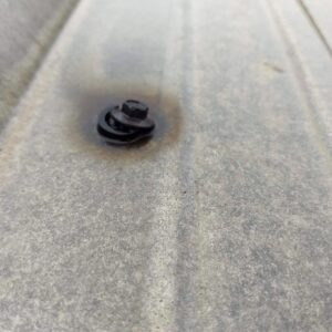 Crooked metal roof fastener